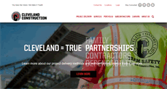 Desktop Screenshot of clevelandconstruction.com