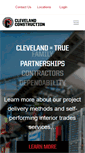 Mobile Screenshot of clevelandconstruction.com